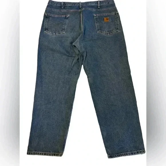 Carhartt Relaxed Fit Straight B17DST Men's Jeans Sz Tag=40x30 actual=40 x 29 EUC - Picture 4 of 11